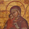 Icoană Născătoarea de Dumnezeu Mângâietoare, tempera pe lemn, a doua jumătate a secolului al XIX-lea