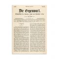 Publicația „Die Gegenwart”- prima traducere într-o limbă străină a lui M. Eminescu, realizată de regina Elisabeta a României