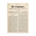 Publicația „Die Gegenwart”- prima traducere într-o limbă străină a lui M. Eminescu, realizată de regina Elisabeta a României