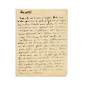 Mircea Eliade, Stări sufletești, două pagini manuscris
