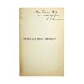 George Călinescu, Operele lui Mihai Eminescu, 5 volume, cu dedicație către Lucian Boz
