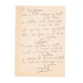 Geo Dumitrescu și Eugen Jebeleanu, fotografie + patru file manuscris