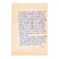 Arh. Grigore Ionescu, carte de vizită + scrisoare adresată lui Geo Dumitrescu + o traducere din Pablo Neruda