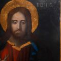 Icoană românească, Iisus Hristos Pantocrator, ulei pe lemn
