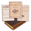 Regulamentul Organic al Țării Românești, 1883, colligat cu Regulament ostășesc și alte proiecte de hotărâri
