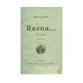 Radu D. Rosetti, Razna…, 1912, cu dedicația autorului
