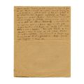 Mircea Eliade, manuscrisul rezumatului lucrării „Eugénie Grandet”