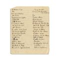 Mircea Eliade, Ce am să scriu (Bibliografie potențială), manuscris