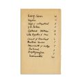 Mircea Eliade, Ce am să scriu (Bibliografie potențială), manuscris