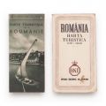 Harta turistică a României + broșură, O.N.T.