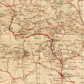Harta turistică a României + broșură, O.N.T.