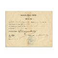 Trei bilete de clasa a III-a, 1859, semnate de N. Kretzulescu