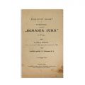 Raportul Anual al Societății „România Jună” în Viena, 1892