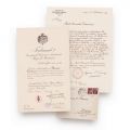 Leontina Dr. Bunea, scrisoare de mulțumire + brevet, 1919-1934 