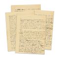 Mircea Eliade, manuscris de 5 file - Soliloquii