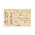 George Enescu, carte poștală din partea a 7 elevi ai săi, 1933