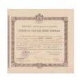 Sibila Natalia, diplomă de capacitate pentru învățător, 1907