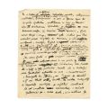 Mircea Eliade, manuscrisul unui eseu despre Giovanni Papini