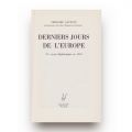 Grégoire Gafenco, Derniers jours de l’Europe, 1946 + cartea de vizită