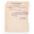„Distribuția” și „Petrolul”, cinci facturi și adeverințe emise pe numele avocatului P. P. Petrini, 1934-1943