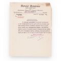 „Distribuția” și „Petrolul”, cinci facturi și adeverințe emise pe numele avocatului P. P. Petrini, 1934-1943
