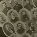 Societatea Literară Junimea, fotografie de grup, 1882, format mare, atelier Nestor Heck