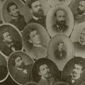 Societatea Literară Junimea, fotografie de grup, 1882, format mare, atelier Nestor Heck