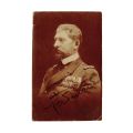 Regele Ferdinand I, fotografie tip carte poștală, cu semnătură olografă, atelier F. Mandy, cca. 1914
