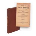 I. Manliu, Curs practic și gradat de stil și compoziții pentru clasele I-IV, două volume colligate, 1887, cu dedicație pentru M. Studza