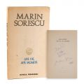 Marin Sorescu, Apă vie, apă moartă, 1987, cu dedicație 