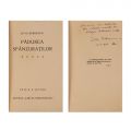 Liviu Rebreanu, Pădurea spânzuraților, 1938, cu dedicație pentru col. Rădulescu