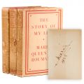 Marie Queen of Roumania, The Story of My Life, trei volume, 1935, cu semnătura reginei Maria