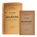 N. Iorga, Histoire des roumains, 1920, cu dedicație
