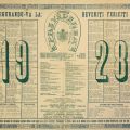Calendar pe anul 1928 al Societății de Asigurări „Prevederea”