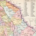 Harta României pe județe