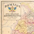 Harta României pe județe cu noua organizare administrativă