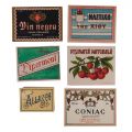 Băuturi alcoolice, șase etichete