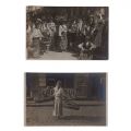 Târgoveți din București, 1918, două fotografii tip carte poștală