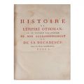 Dimitrie Cantemir, Histoire de L’Empire Othoman, două tomuri, 1743 - cu ex-librisul autograf al Domnitorului Constantin Mavrocordat