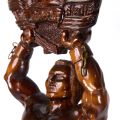Proclamarea Republicii Populare Române, statuetă din lemn sculptat, 30 decembrie 1947