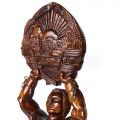 Proclamarea Republicii Populare Române, statuetă din lemn sculptat, 30 decembrie 1947