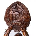 Proclamarea Republicii Populare Române, statuetă din lemn sculptat, 30 decembrie 1947
