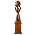 Proclamarea Republicii Populare Române, statuetă din lemn sculptat, 30 decembrie 1947