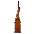 Proclamarea Republicii Populare Române, statuetă din lemn sculptat, 30 decembrie 1947