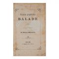 At. Marian Marienescu, Poesia populară. Balade, 1859