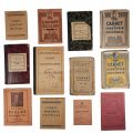 Douăsprezece carnete școlare din perioada 1924-1942