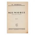 N. Iorga, Memorii, 7 volume, 1931 - 1939, cu dedicație pentru Ioan Lupaș