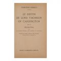 Princesse Bibesco, Le destin de lord Thomson of Cardington, 1932, cu dedicație pentru Édouard Daladier + Scrisoare către Simona Lahovary, 1930