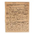Mircea Eliade, Primăvară - Din lumea celor care acum cuvântă, patru file manuscris