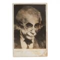 Albert Einstein, fotografie de epocă, cu dedicație pentru Dragomir Hurmuzescu 